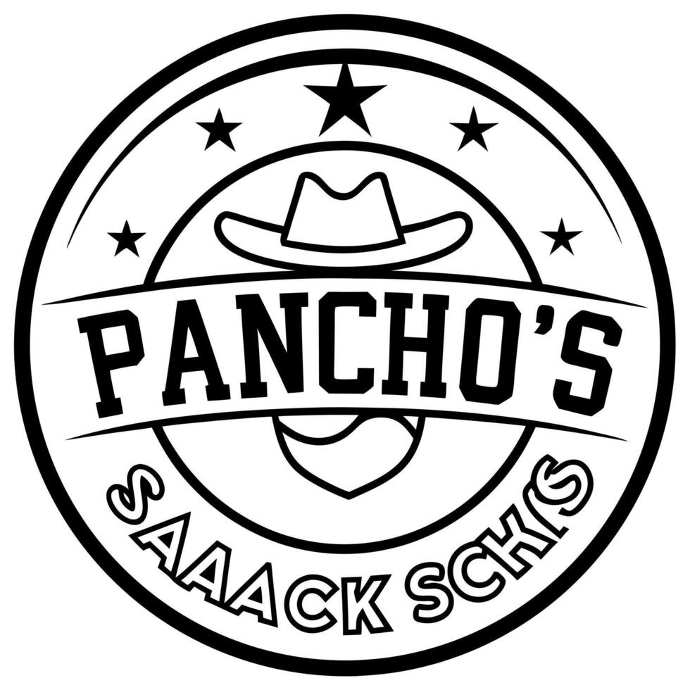 panchos snaks, illustration line art vector