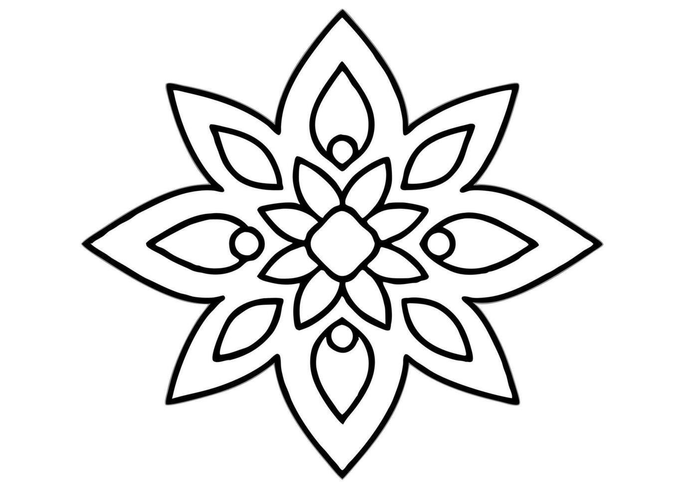 make pattern design for cnc cutting, white background, illustration line art vector