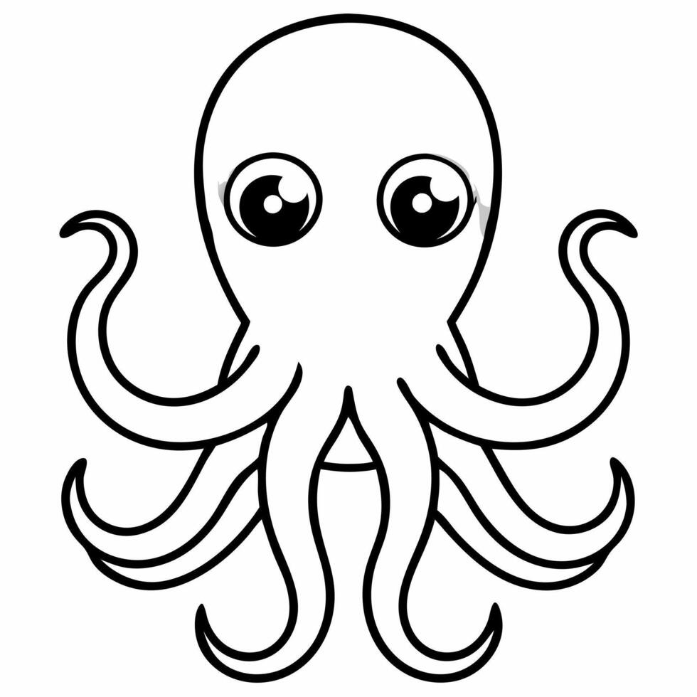 googly eyes, illustration line art vector