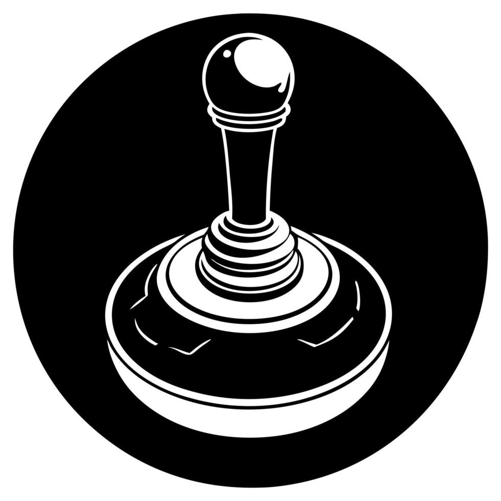 joystick, illustration line art vector