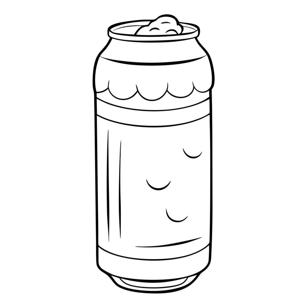 beer, illustration line art vector
