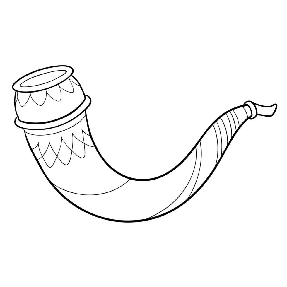 yom teruah, illustration line art vector