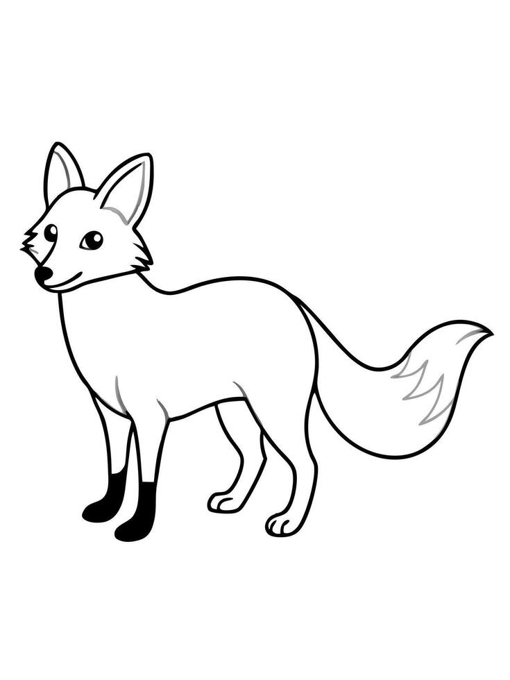 small and agile, foxes are known for their pointed ears and bushy tails they are highly adaptable vector