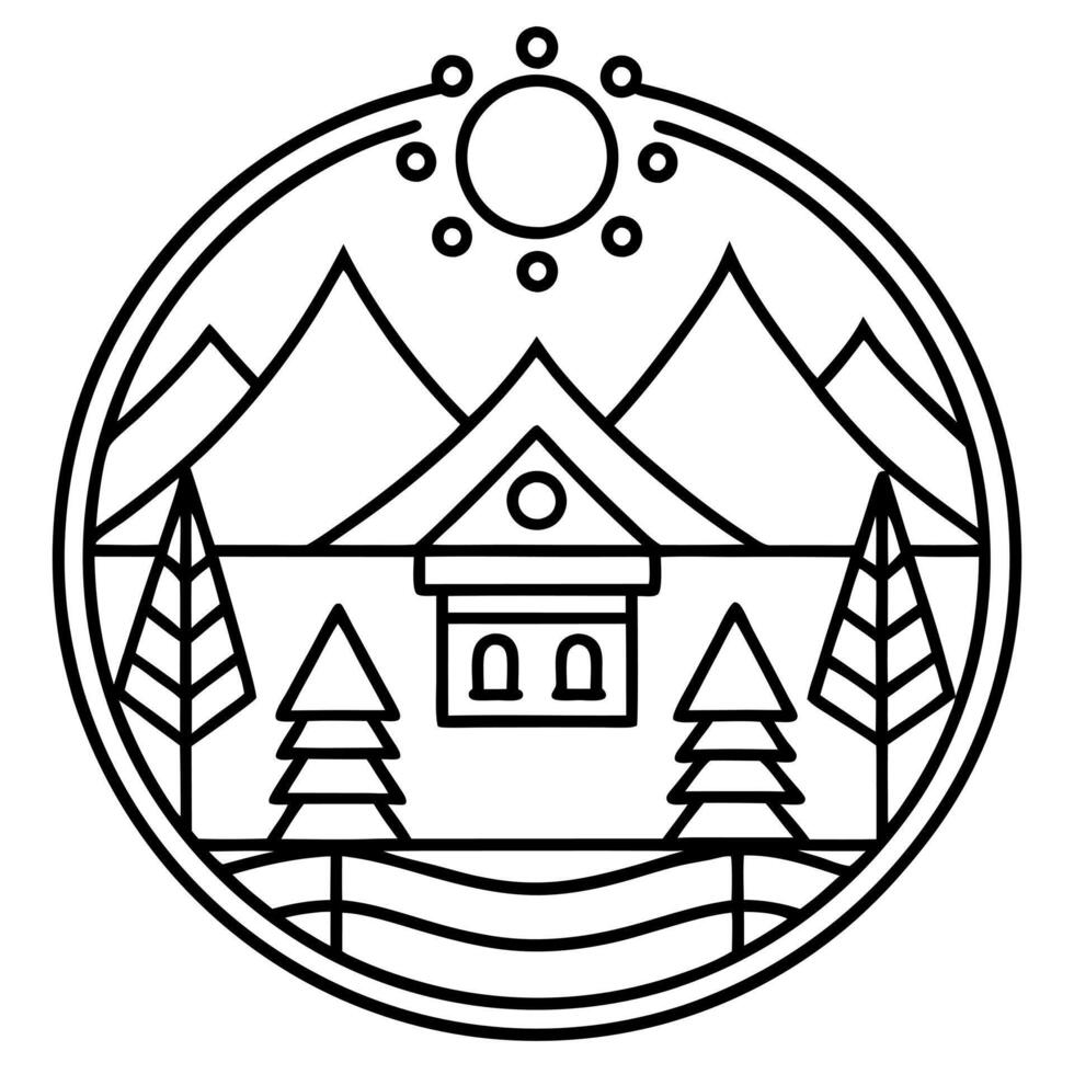 logo for a project in which craftsmen from siberia participate, exhibiting products of their own vector
