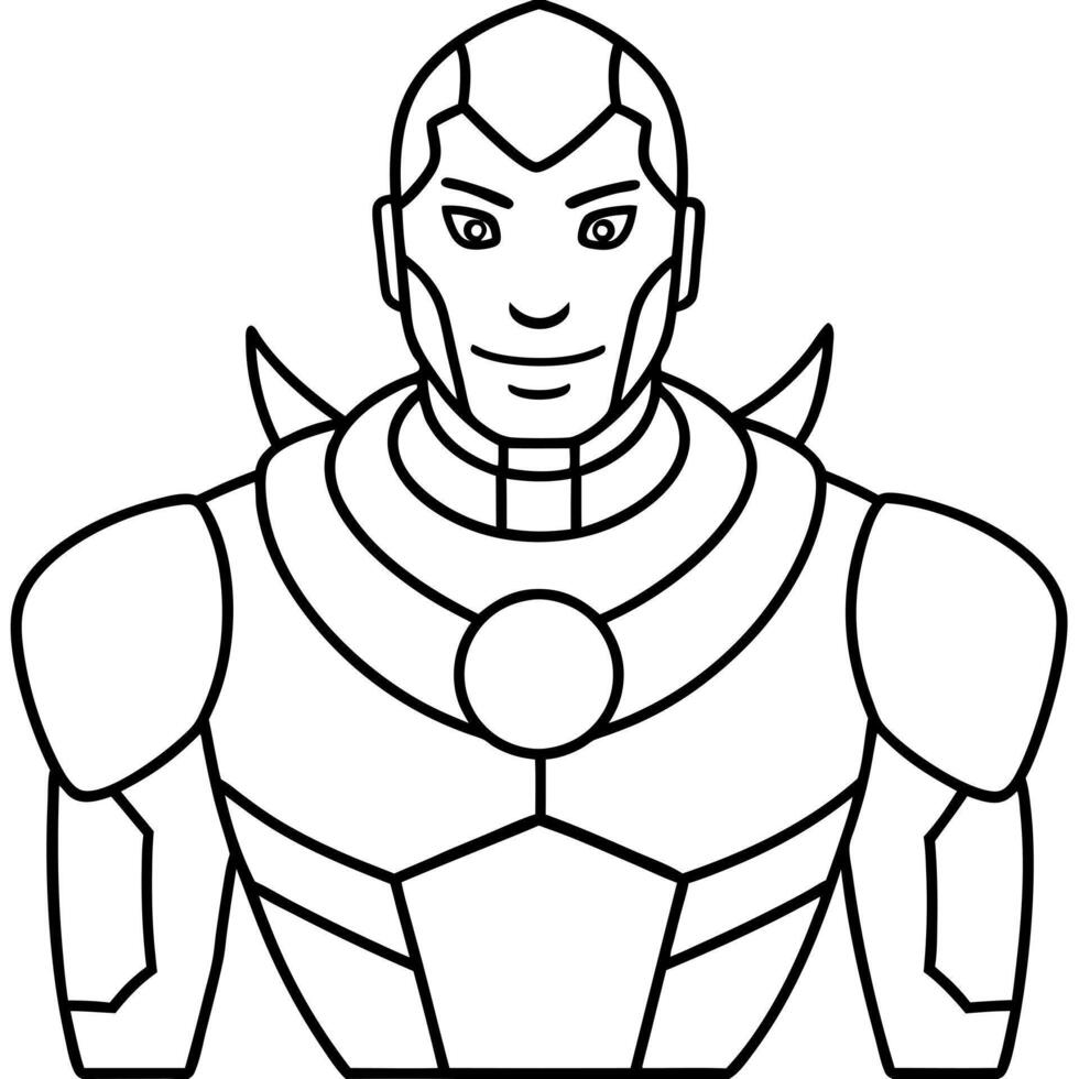 bionico, illustration line art vector