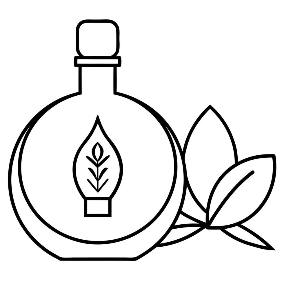 fragance y co, illustration line art vector