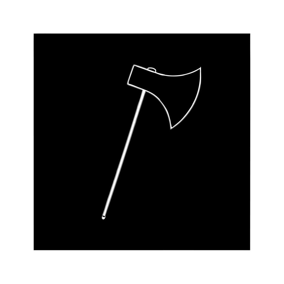axe, illustration line art vector