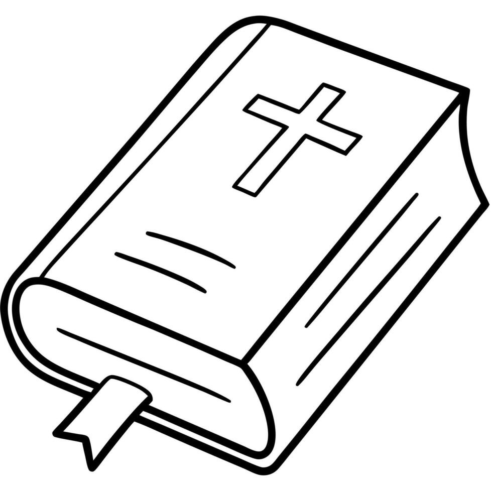 bible, illustration line art vector