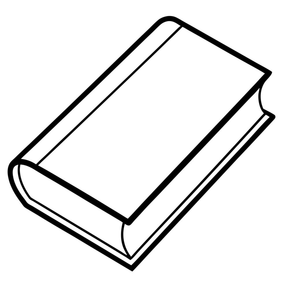 book, illustration line art vector