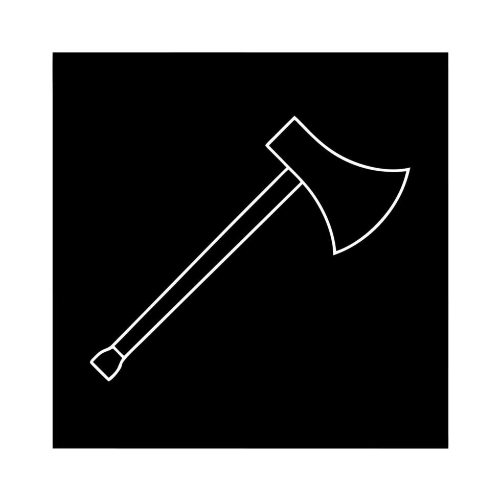 axe, illustration line art vector