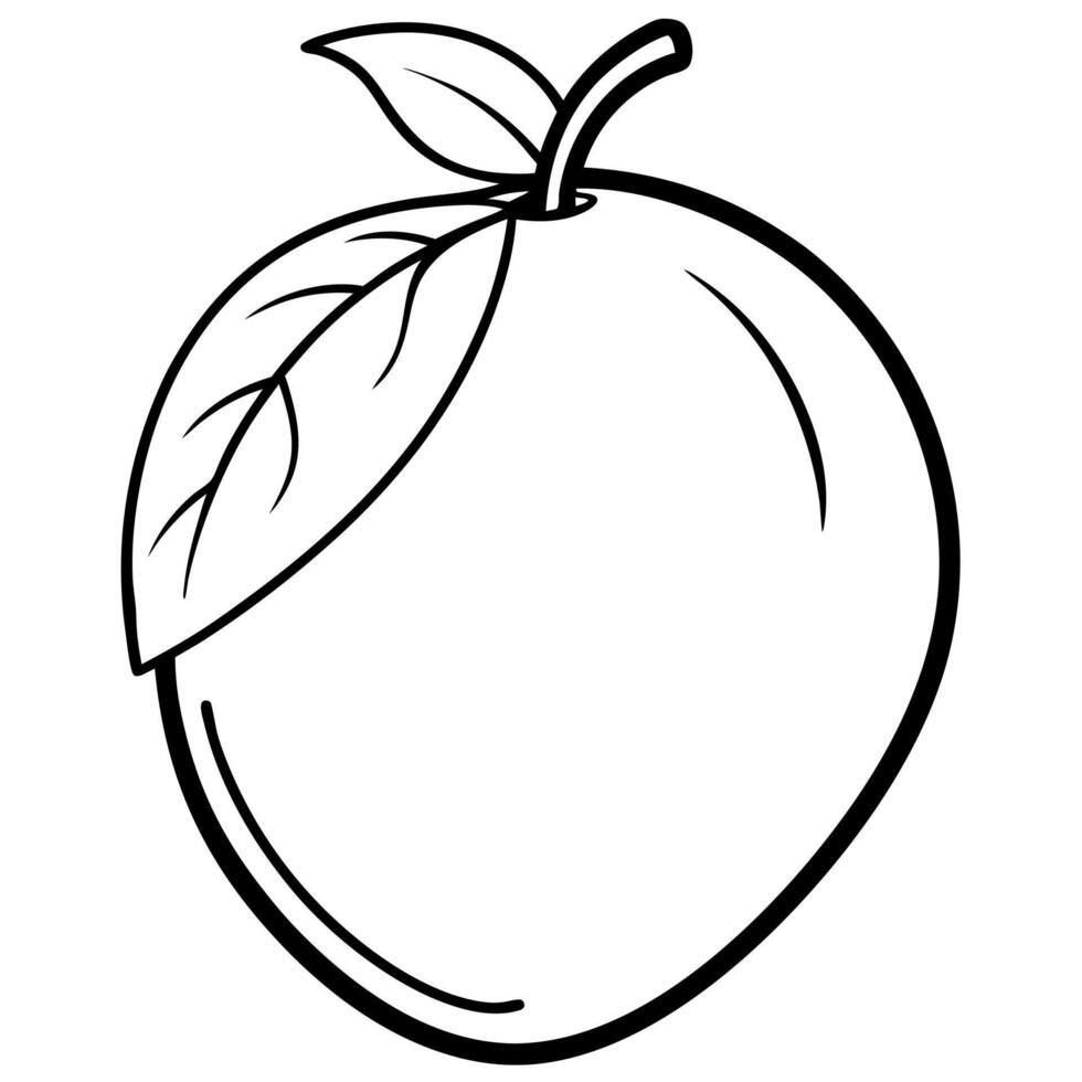 mango estilo graffiti, illustration line art vector