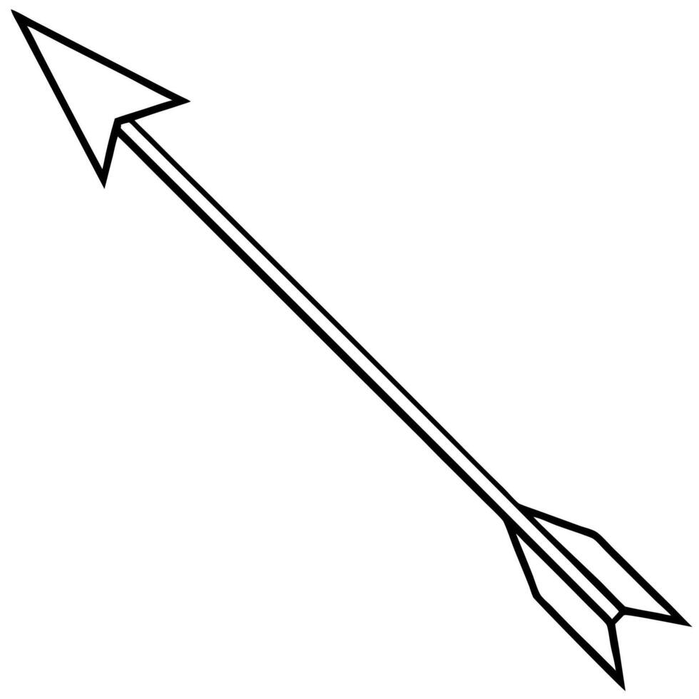arrow, illustration line art vector