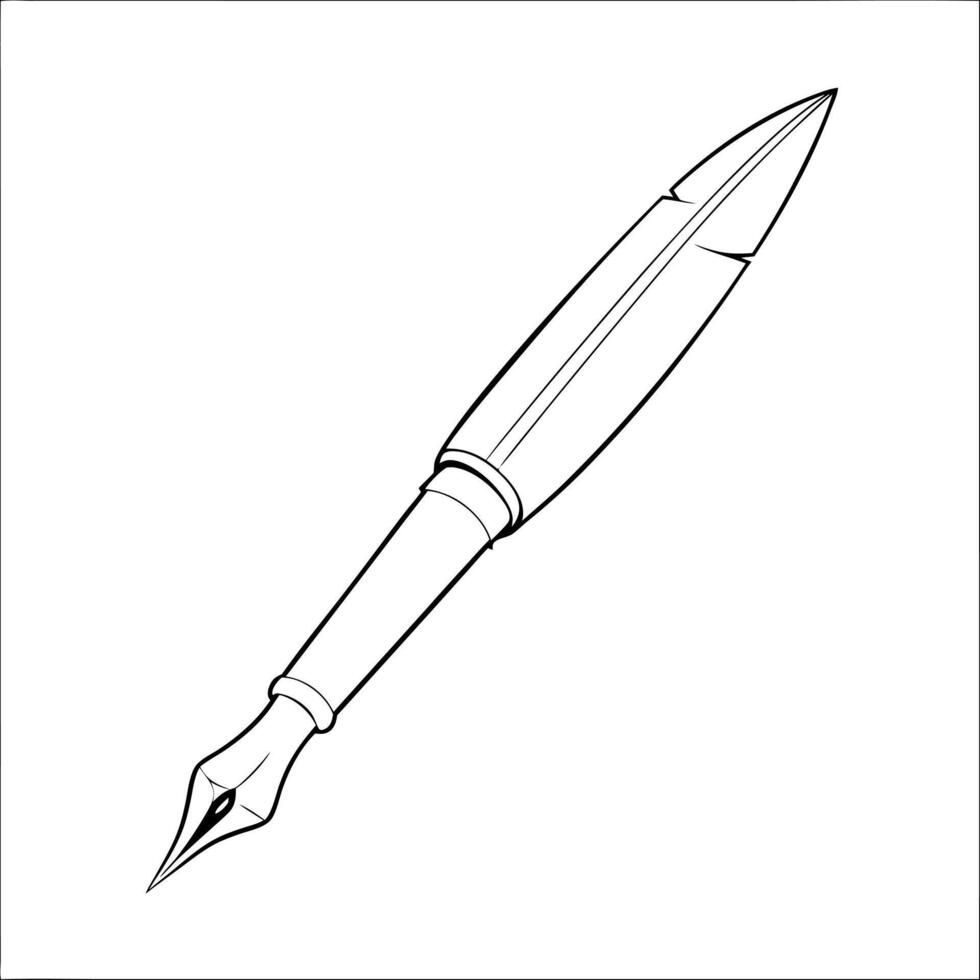 pen, illustration line art 50998011 Vector Art at Vecteezy