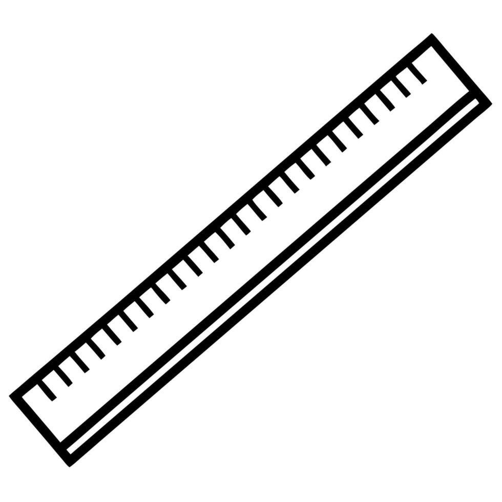 ruler horizontal, illustration line art vector