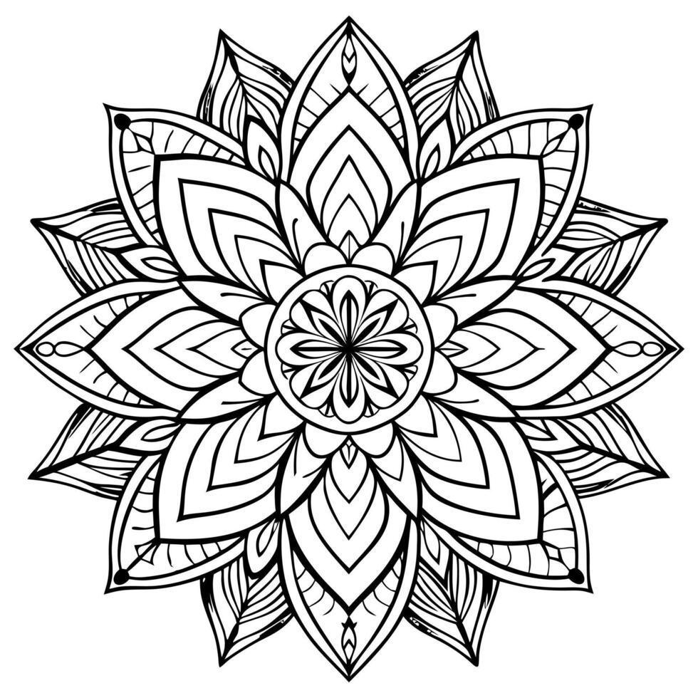 zentangle, illustration line art vector