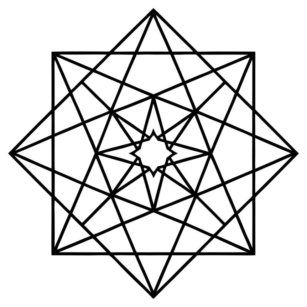 geometric pattern line art, illustration line art vector