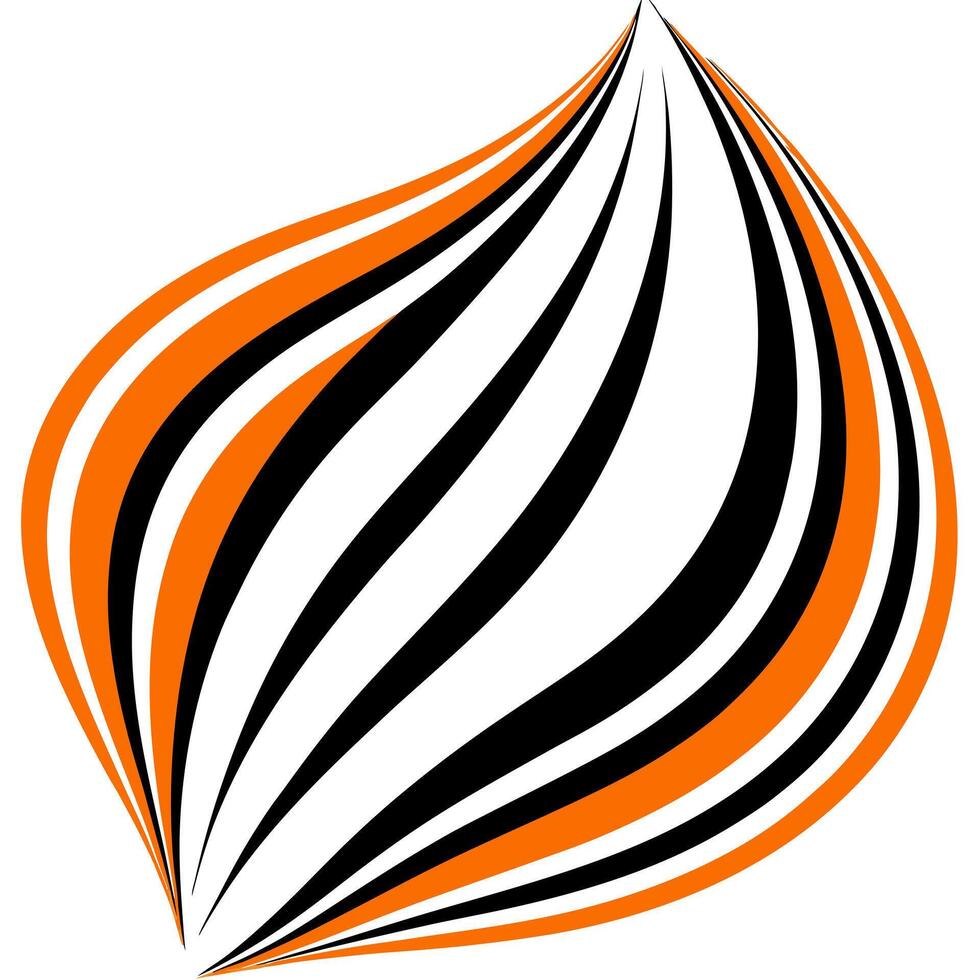 abstract orange background with some smooth lines in it see portfolio for more in this series, vector