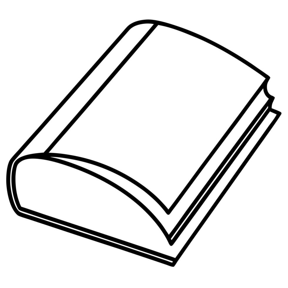 book , illustration line art vector
