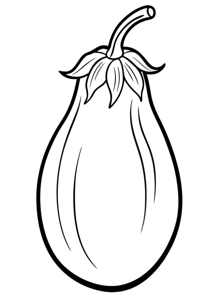 beautiful garden egg coloring page, detailed and vivid, illustration line art vector