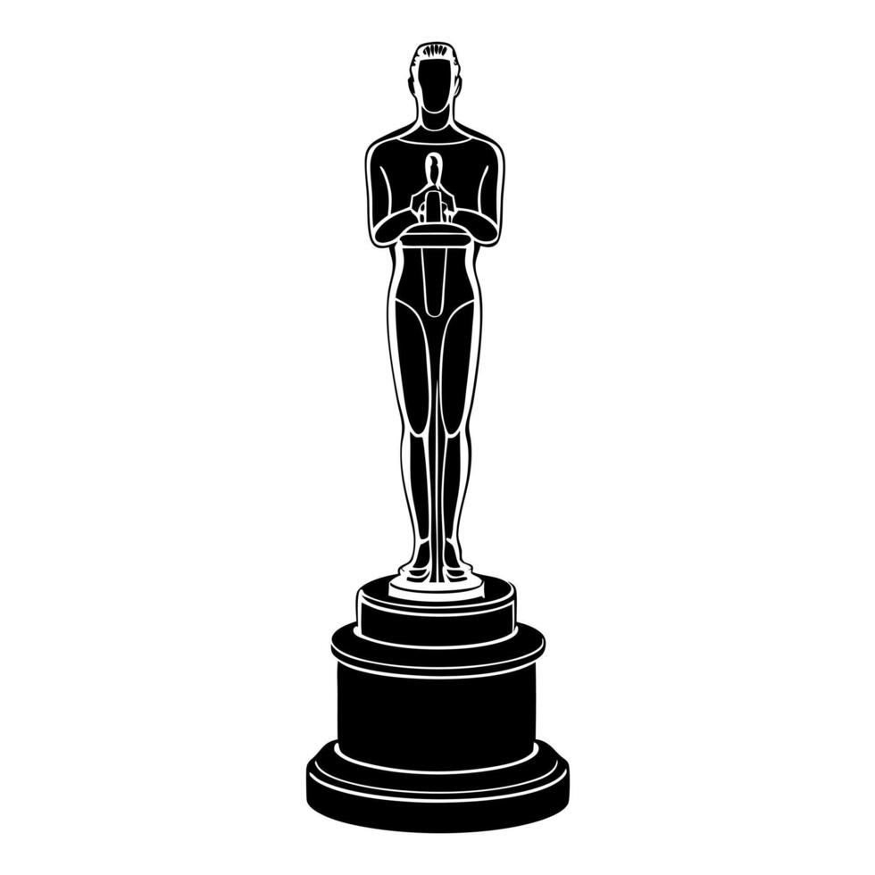 oscars, illustration line art vector