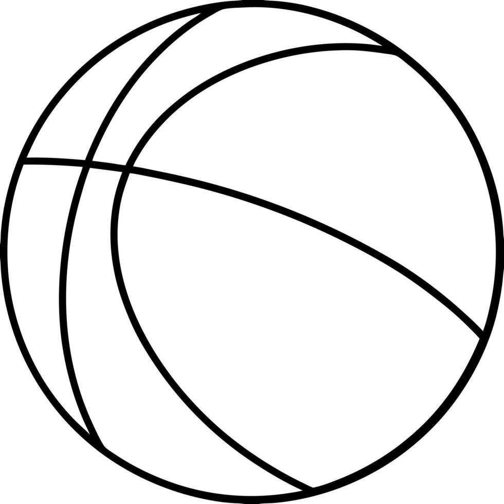 basketball, illustration line art vector