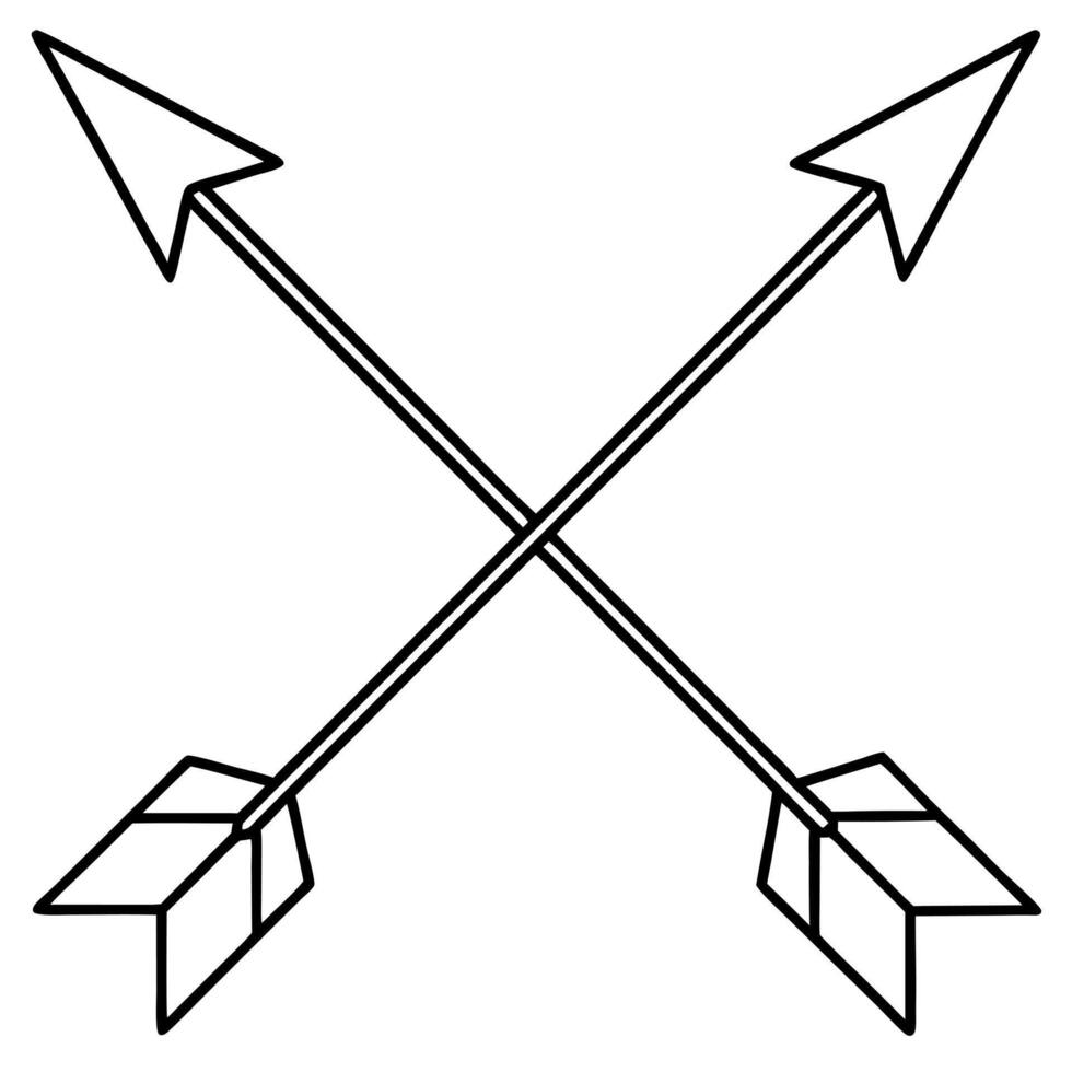 arrows, illustration line art vector