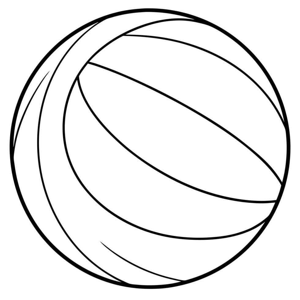 ball drawing, illustration line art vector