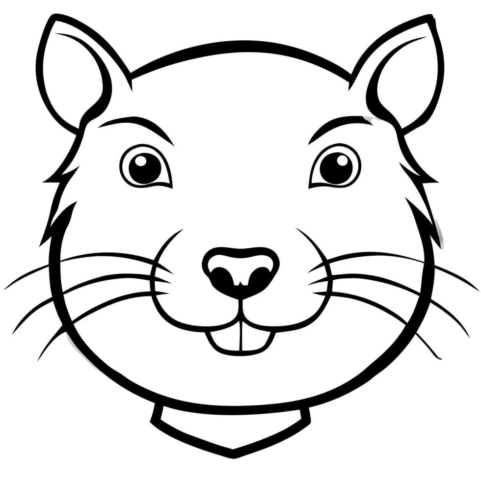remove the hair pls, illustration line art vector