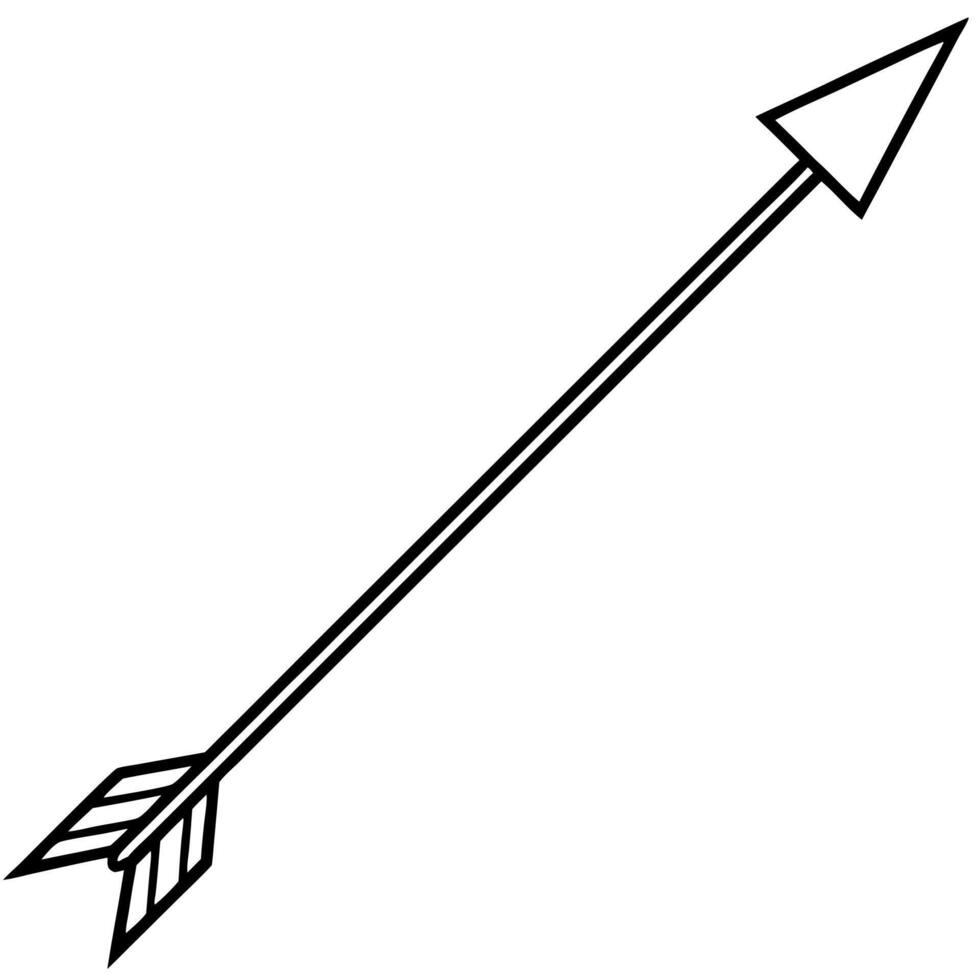 arrow, illustration line art vector
