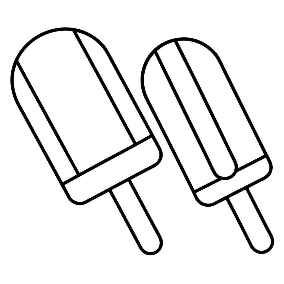 paletas, illustration line art vector