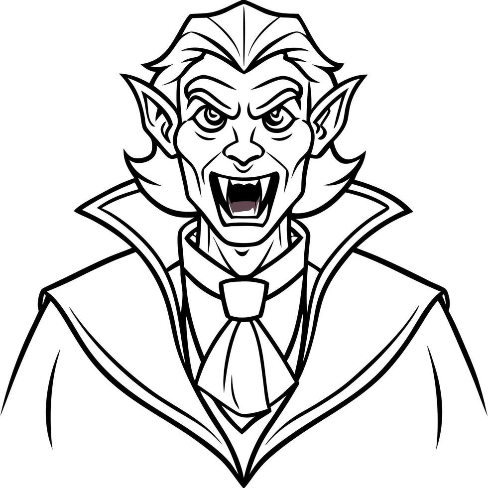 Dracula coloring pages free printable coloring pages vector