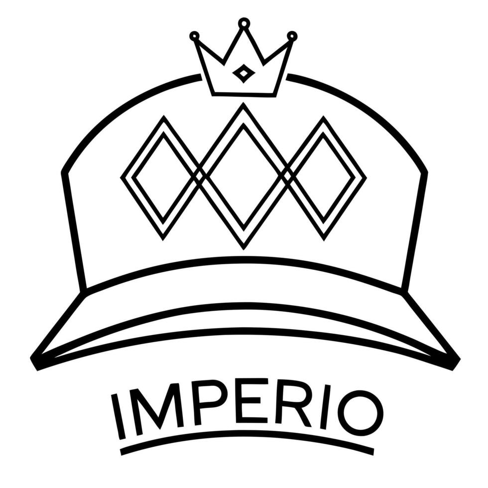 The logo for the clothing company, imperialo vector