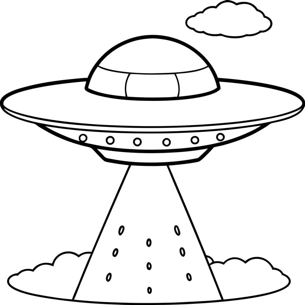 sci-fi, illustration line art vector