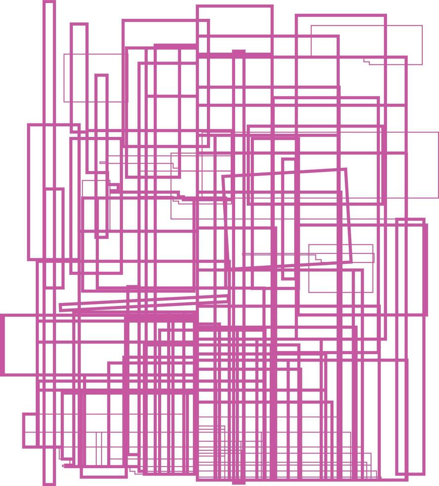 A pink square with a white background vector