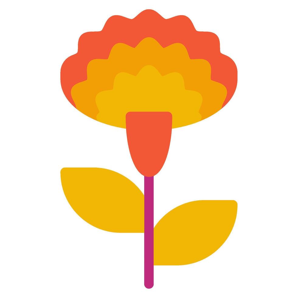 Marigold icon for web, app, infographic, etc vector