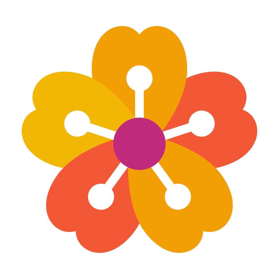 Blossom icon for web, app, infographic, etc vector