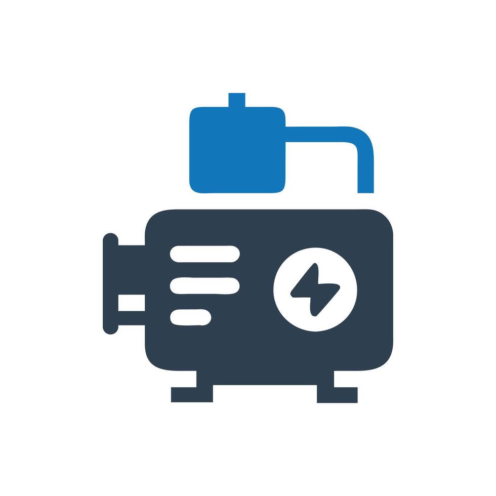 Electric Pump Icon, Compressor icon vector