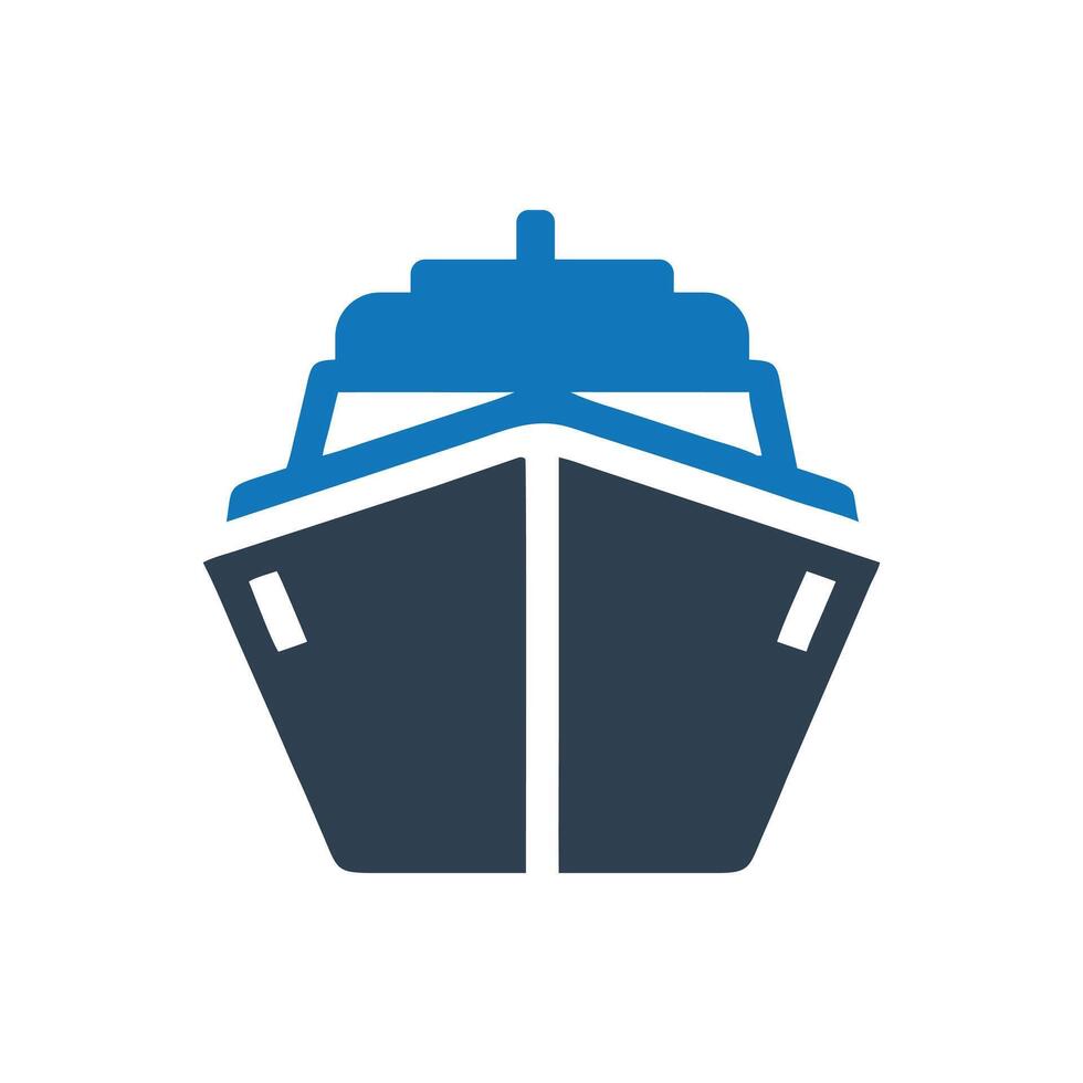 Ship icon, Cargo ship icon, Ferry icon vector