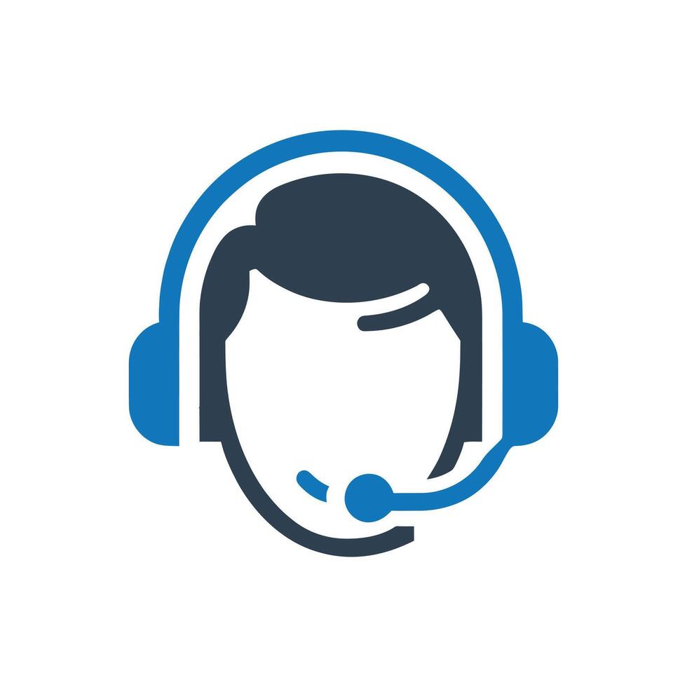 Customer service icon vector