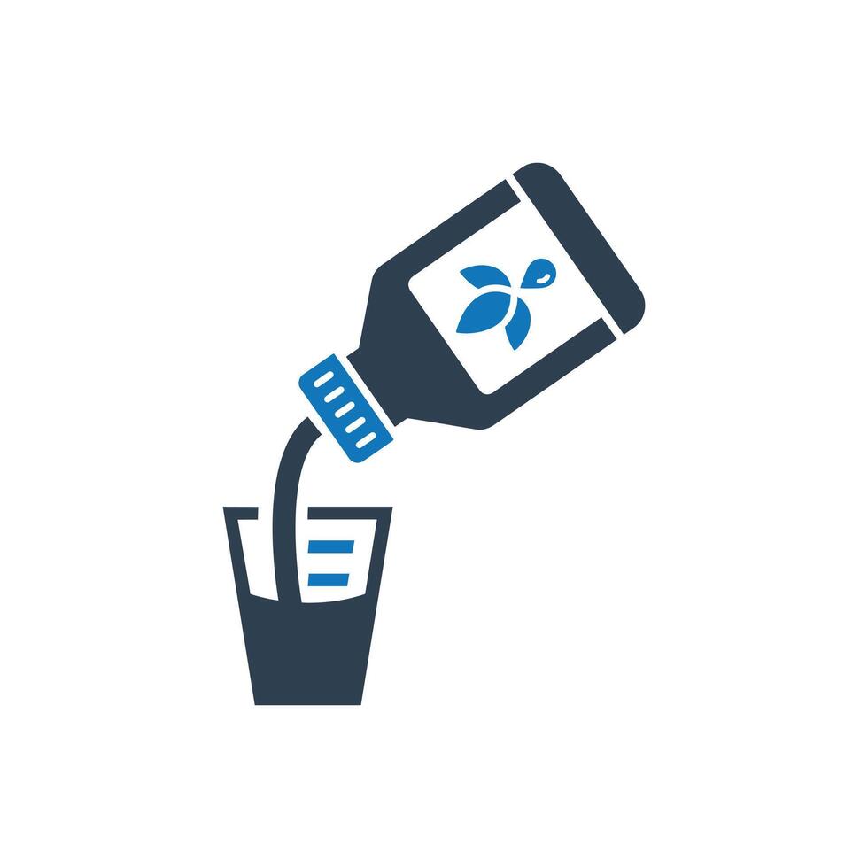 Bottle with medicine icon vector