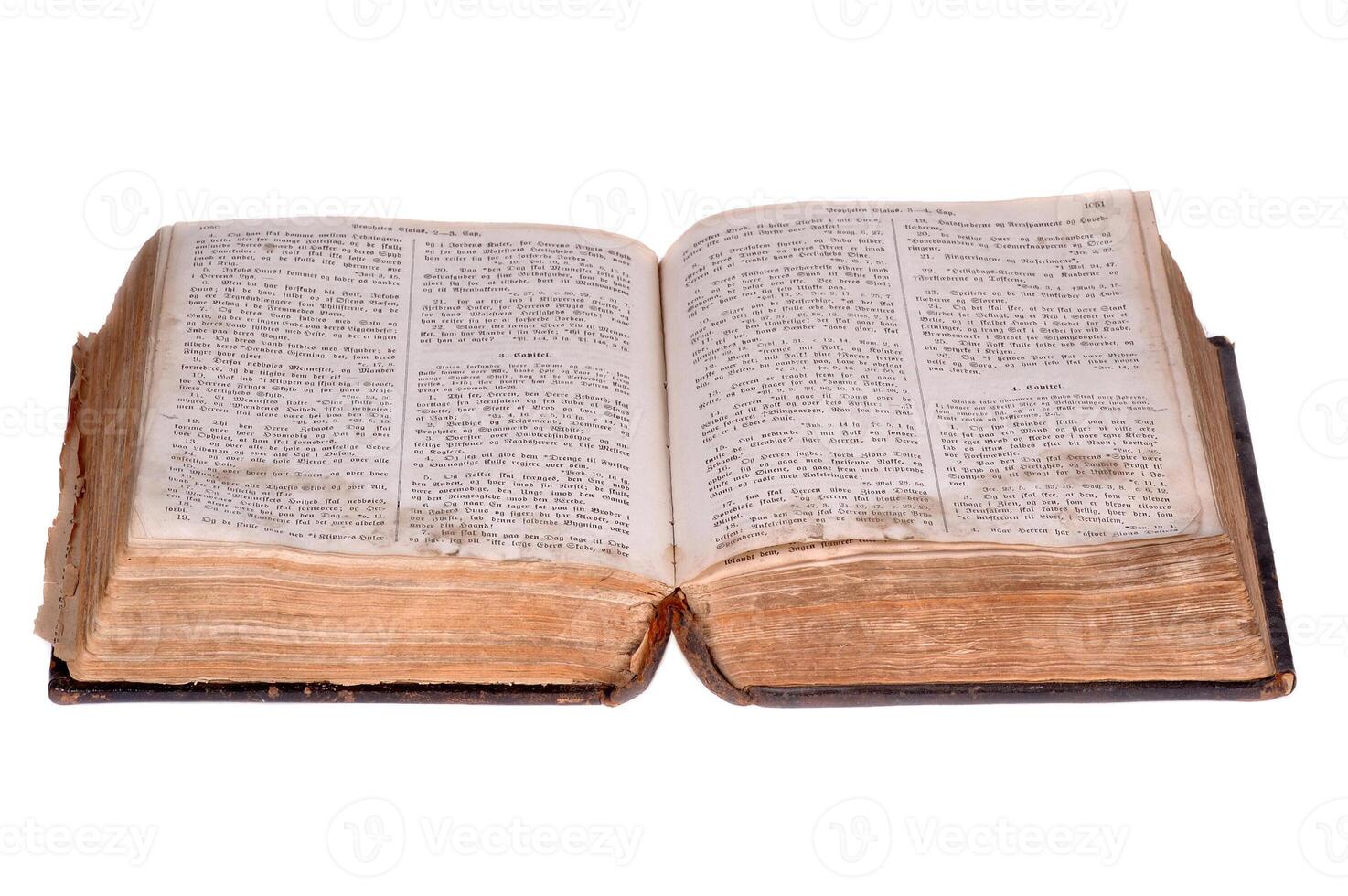 Open old bible photo