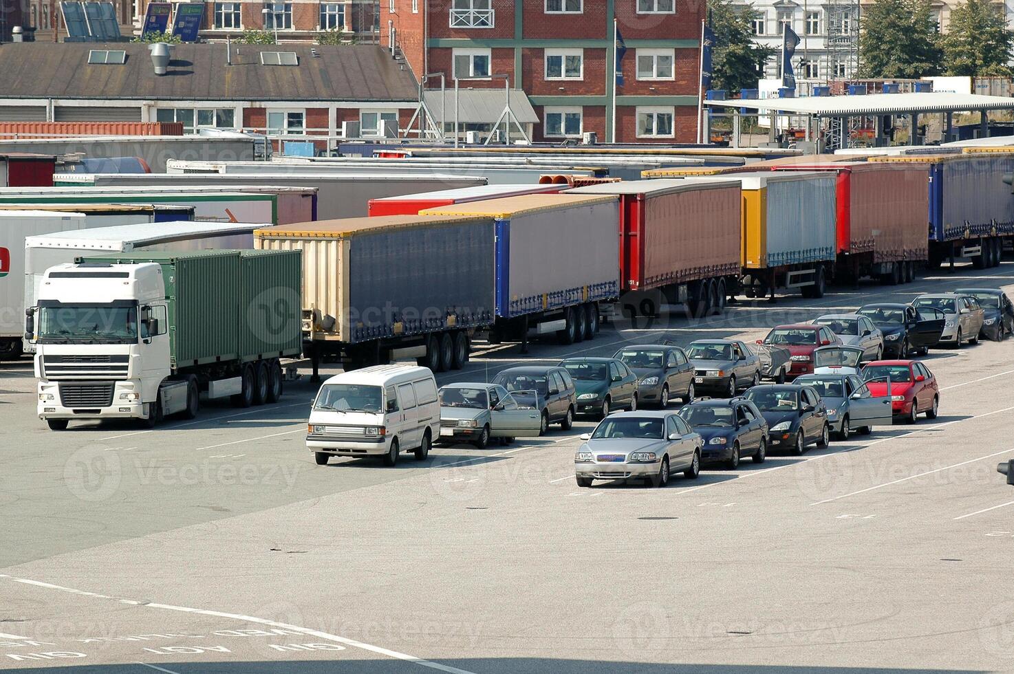 Cars and trucks photo