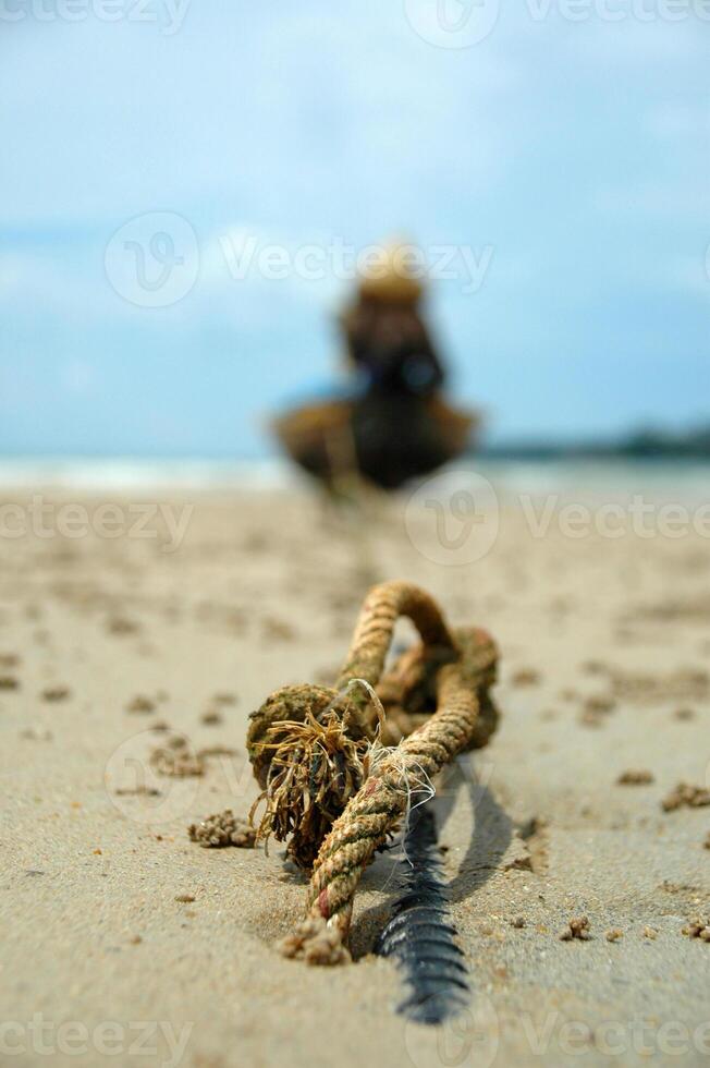 anchor and boat photo