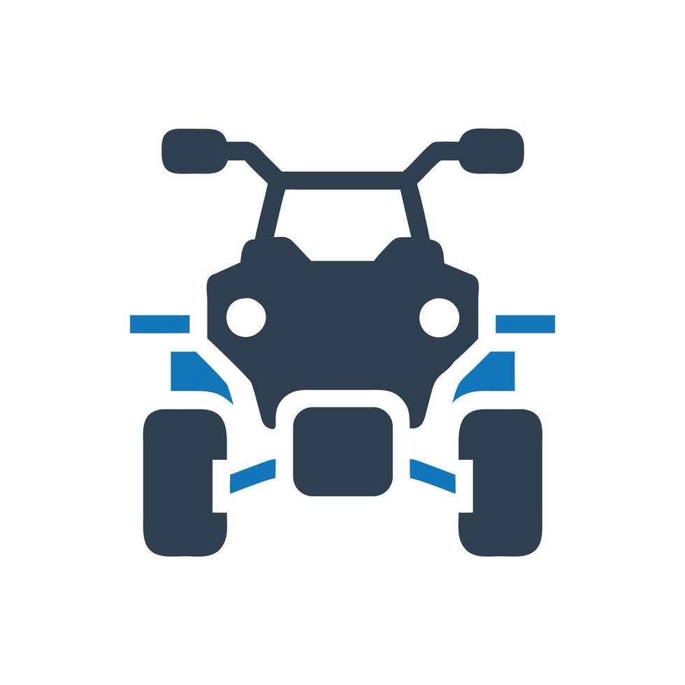 Snowmobile icon, snow machine icon vector