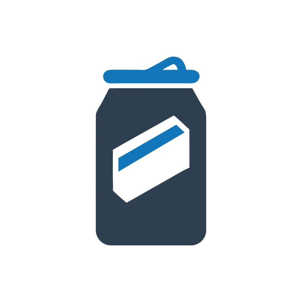 Aluminum can Icon, Recycle Aluminum Icon vector
