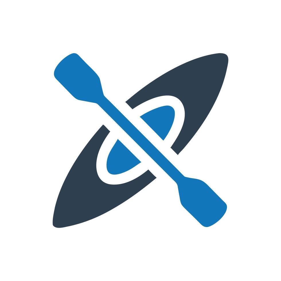 Rowing icon, Rowboat icon vector