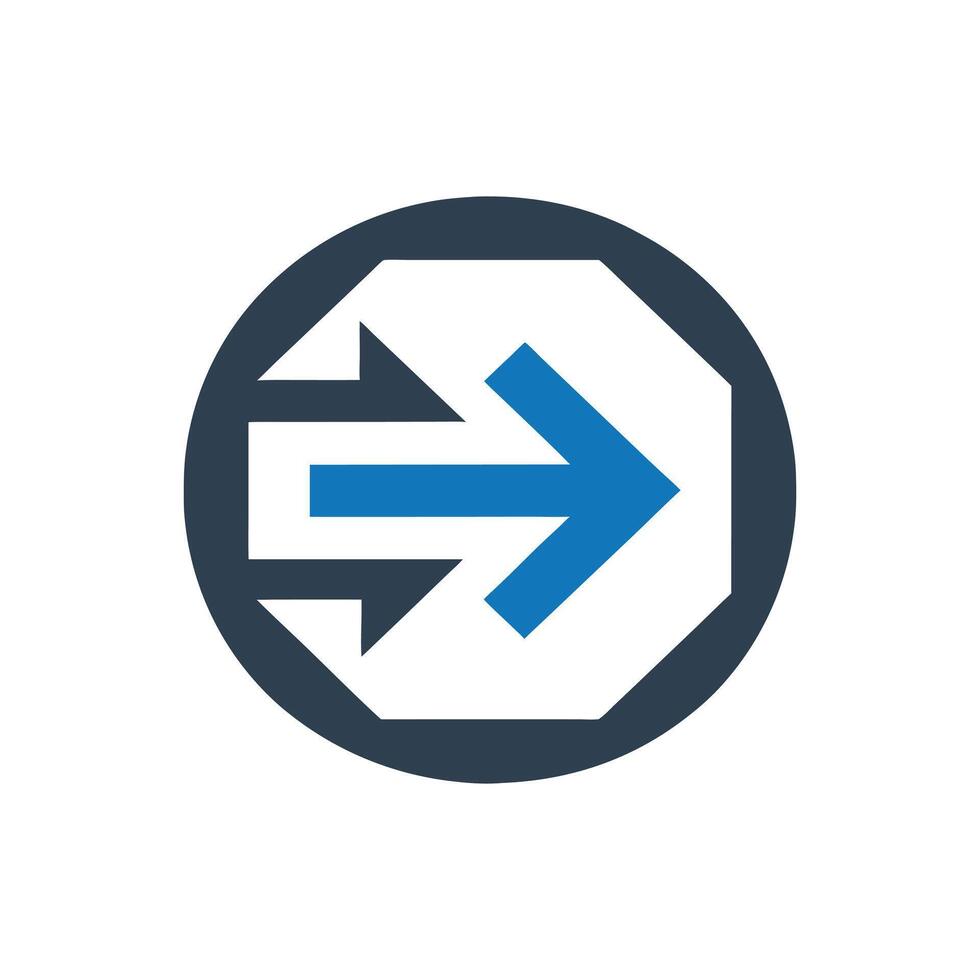 Bulk Transfer In Icon, Transfer Swap Icon vector