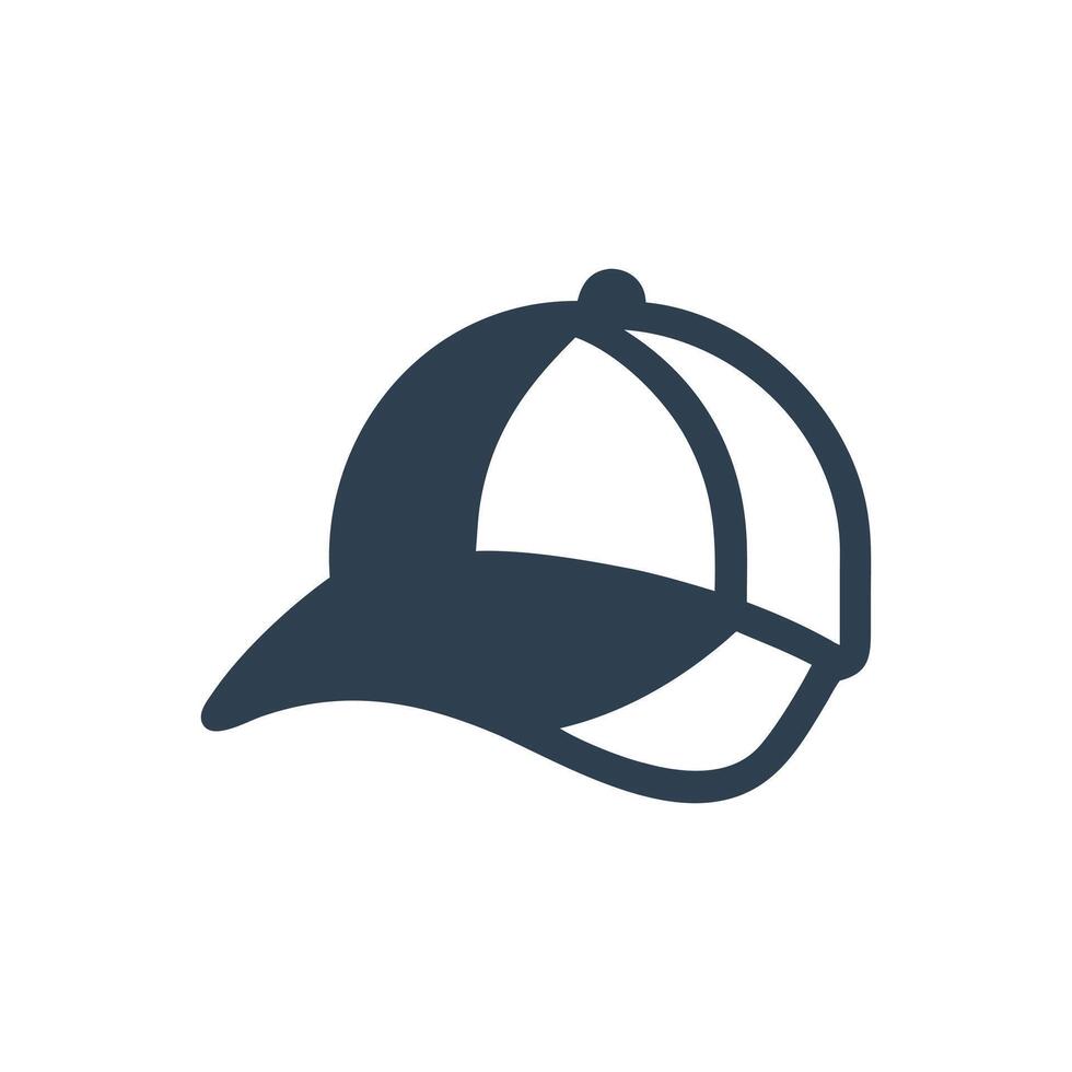 Baseball Hat Icon, Ball cap icon vector