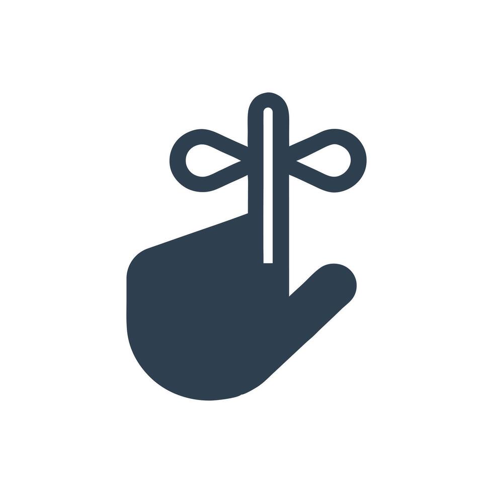 Hand With Bandage Icon, hurled finger with bandage icon vector