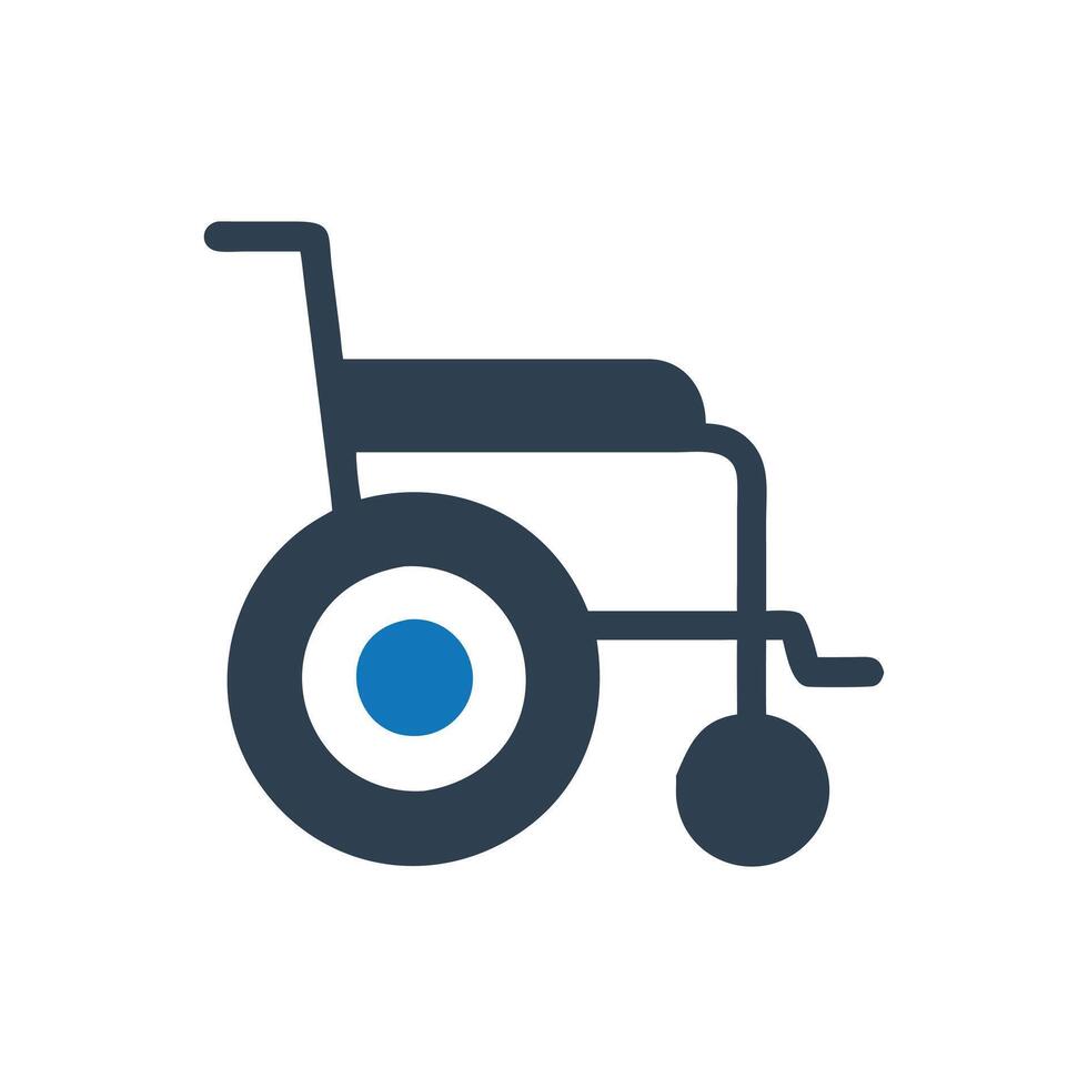 Wheelchair Icon, Accessibility icon vector